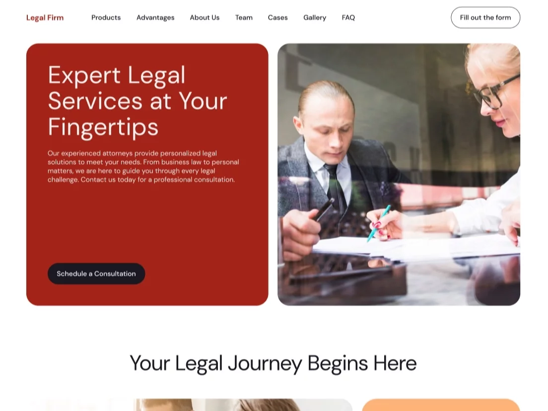 Slider interface showcasing various successful AI-generated landing page designs, emphasizing customization and variety.
